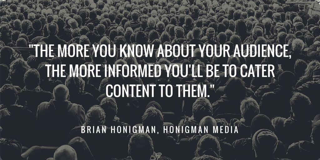 Quote about the importance of knowing your audience.