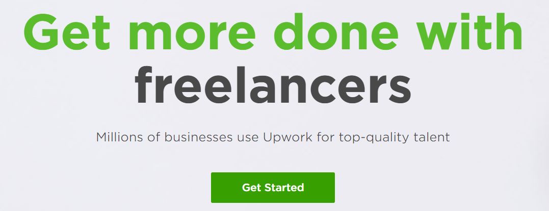 Screenshot of UpWork